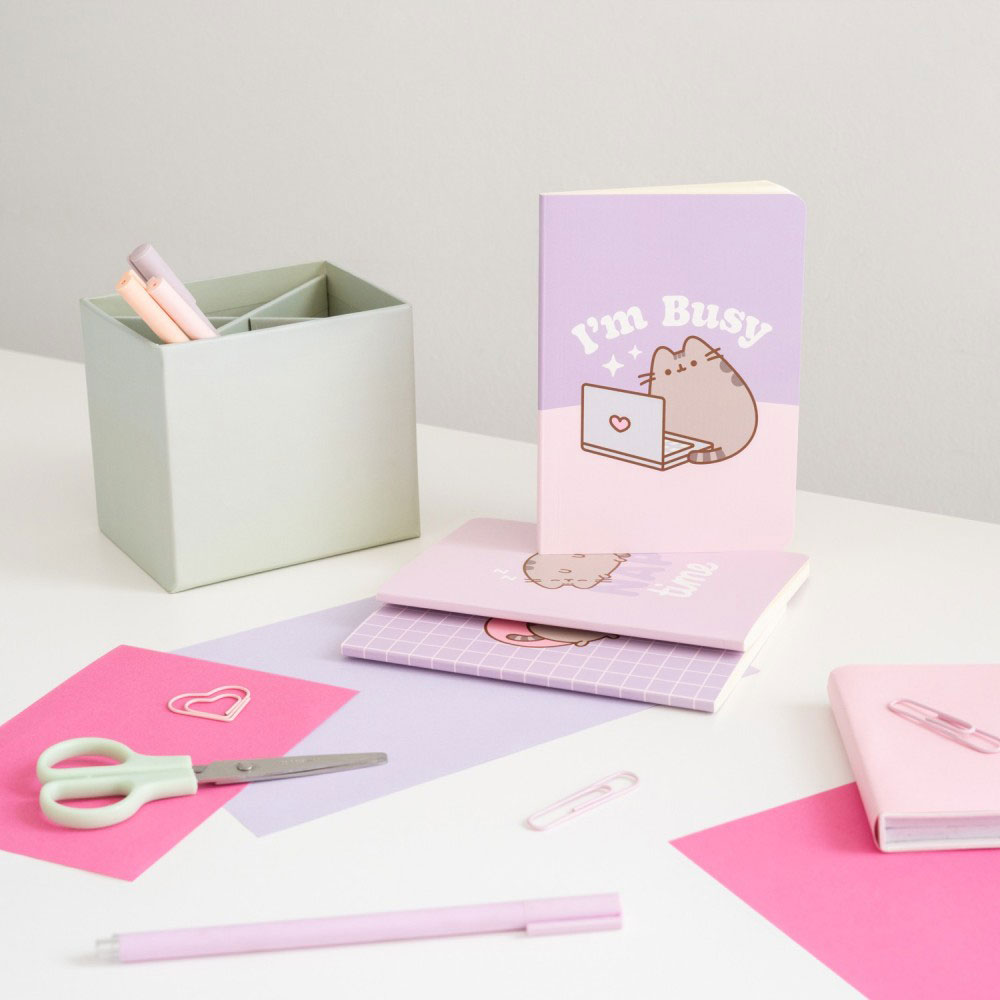 Conjunto 3 Cadernos A6 Pusheen Moments Pca6011 ( Imagem 4 de 4 ) - Preview