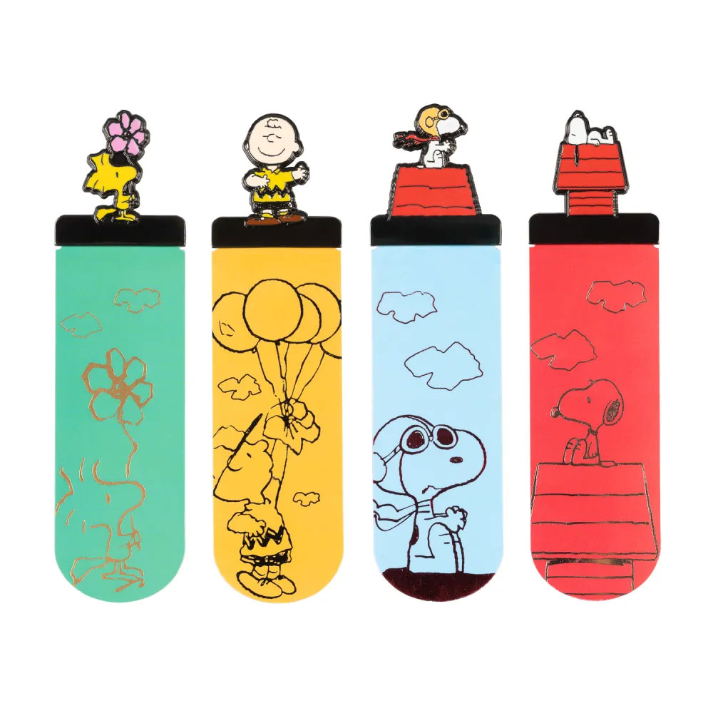 Marcador De Livros Snoopy (4 Un) Set4M004 ( Imagem 2 de 4 ) - Preview