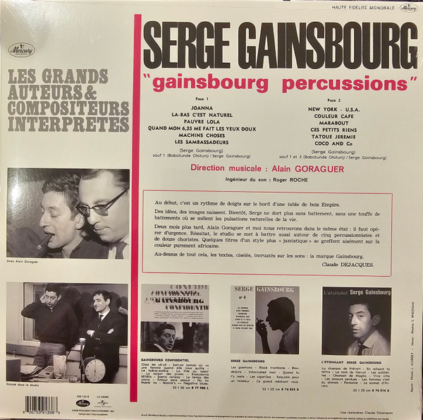 Gainsbourg Percussions - Vinil ( Imagem 2 de 2 ) - Preview