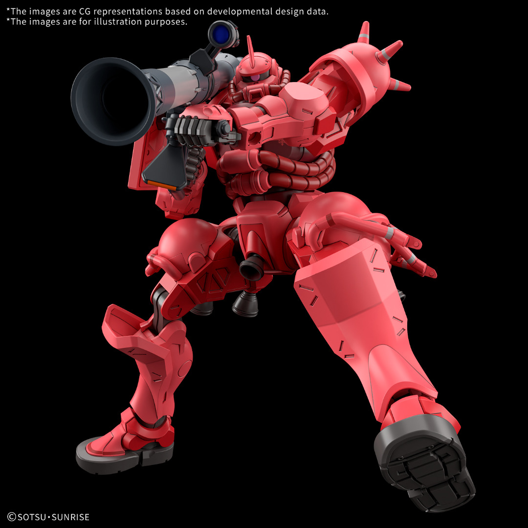 Gundam - HG 1/144 Char's Zaku (GQ) - Model Kit ( Imagem 2 de 2 ) - Preview