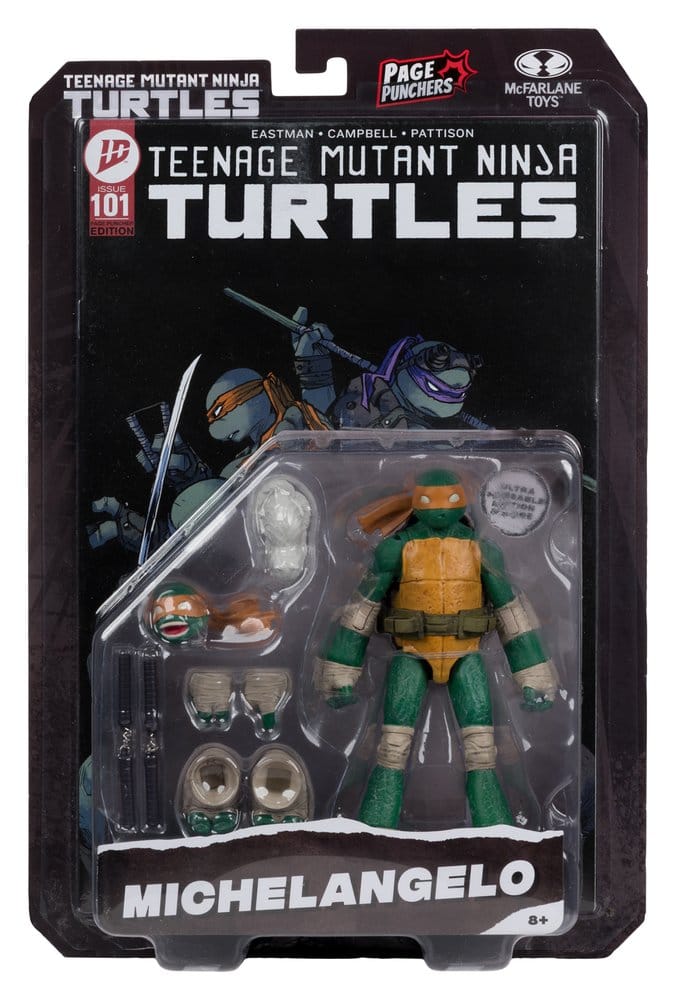 Teenage Mutant Ninja Turtles Page Punchers Action Figure Michelangelo 13 cm ( Imagem 4 de 4 ) - Preview