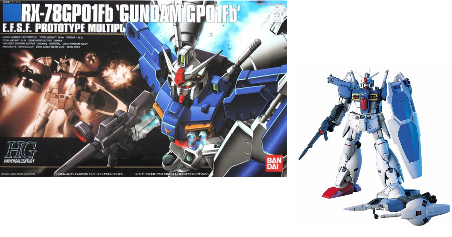 Gundam - HGUC RX-78GP01Fb Gundam GPF01Fb Model Kit ( Imagem 2 de 2 ) - Preview
