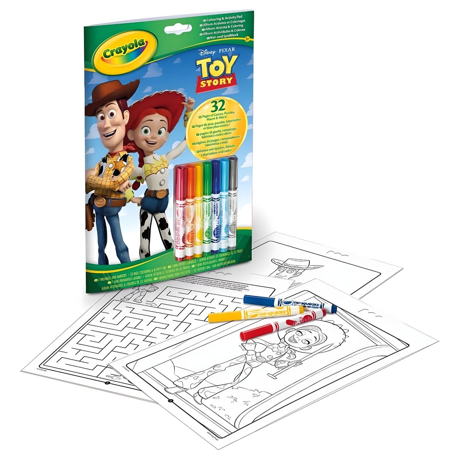 Bloco de atividades do Toy Story ( Imagem 2 de 4 ) - Preview