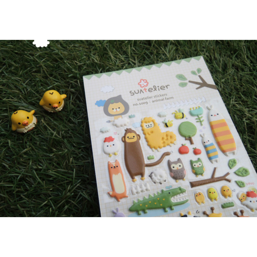 Autocolantes Suatelier Animais (1 Folha) Sua-1009 ( Imagem 3 de 4 ) - Preview