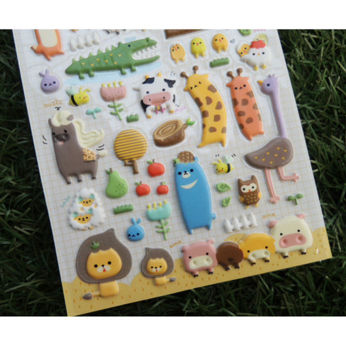 Autocolantes Suatelier Animais (1 Folha) Sua-1009 ( Imagem 4 de 4 ) - Preview