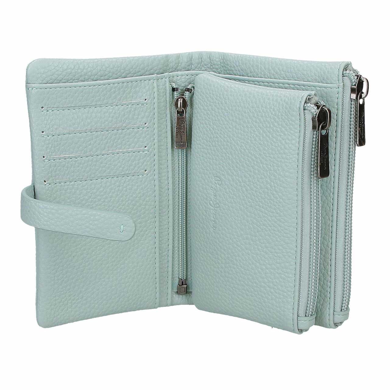 Pepe Jeans Paola Turquoise Green Wallet 14.5X9X2Cm 420136858055 ( Imagem 4 de 4 ) - Preview