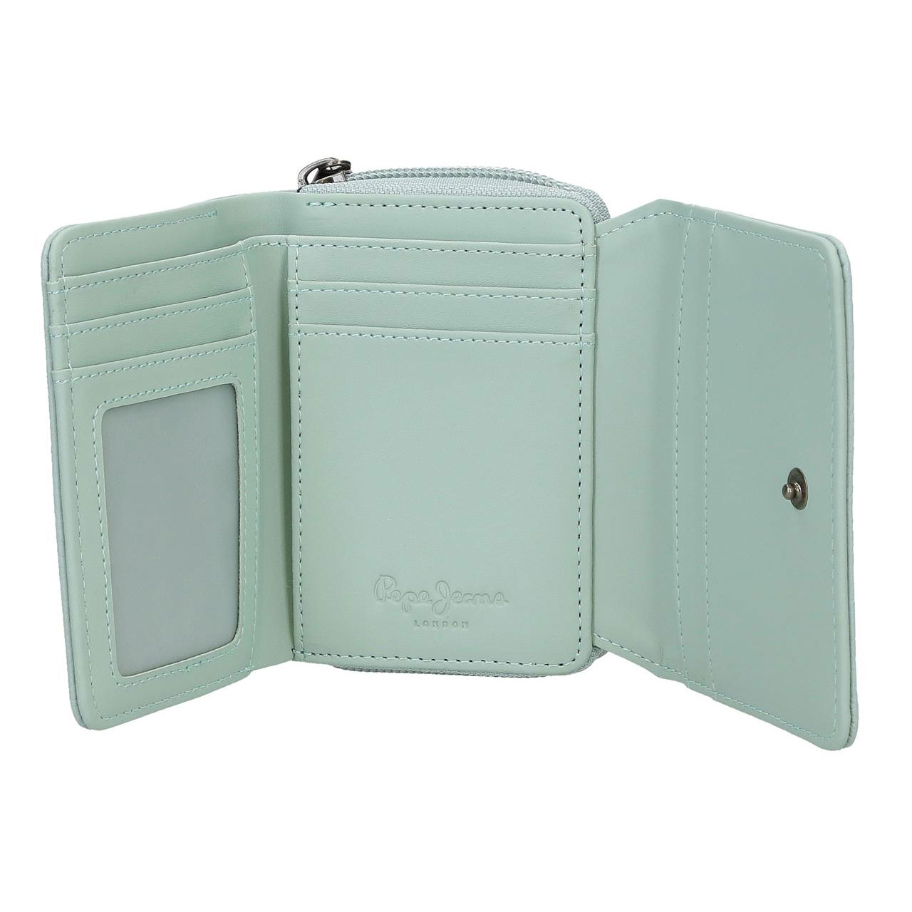 Carteira Pepe Jeans Paola Verde Turquesa 10X8X3Cm 420136857055 ( Imagem 4 de 4 ) - Preview
