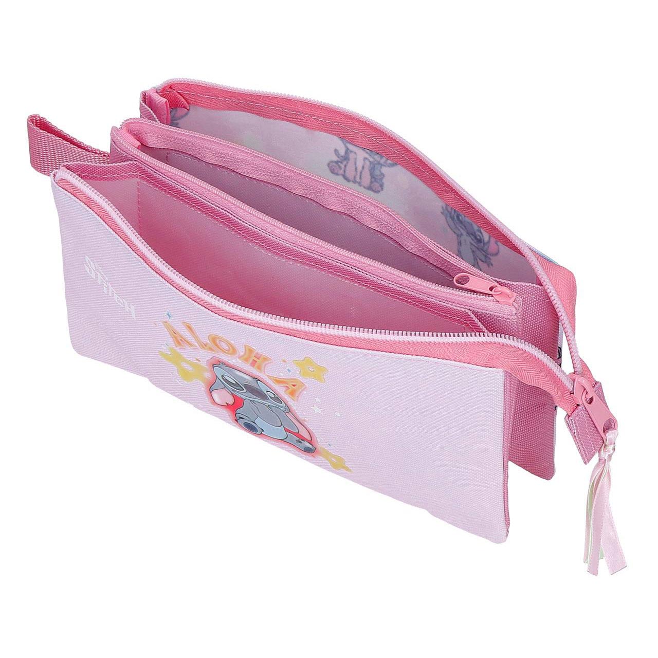 Estojo Triplo Disney Stitch Aloha 610102405082 ( Imagem 4 de 4 ) - Preview