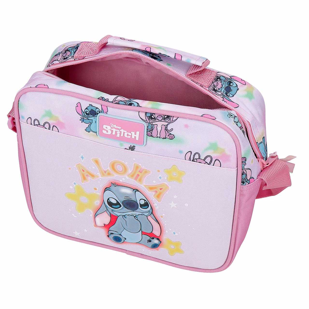 Lancheira Disney Stitch Aloha 23X20X9Cm Adaptavel A Trolley 4354811/610102451082 ( Imagem 4 de 4 ) - Preview