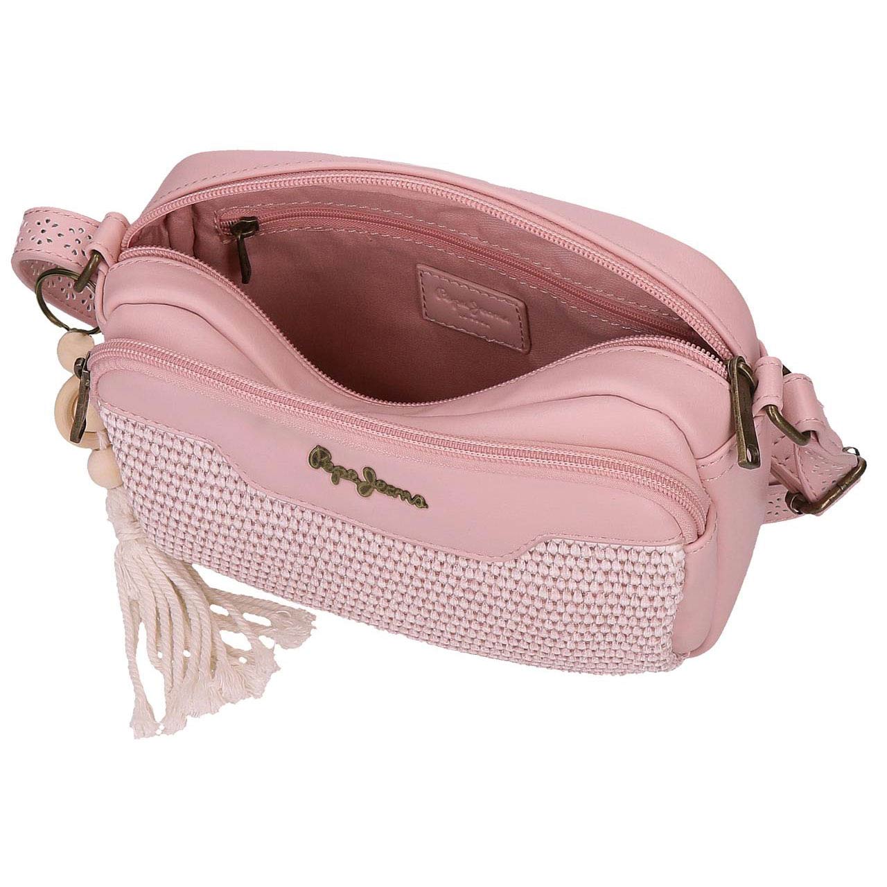 Mala De Tiracolo Pepe Jeans Clara Rosa 21X15X6Cm 420132707076 ( Imagem 4 de 4 ) - Preview
