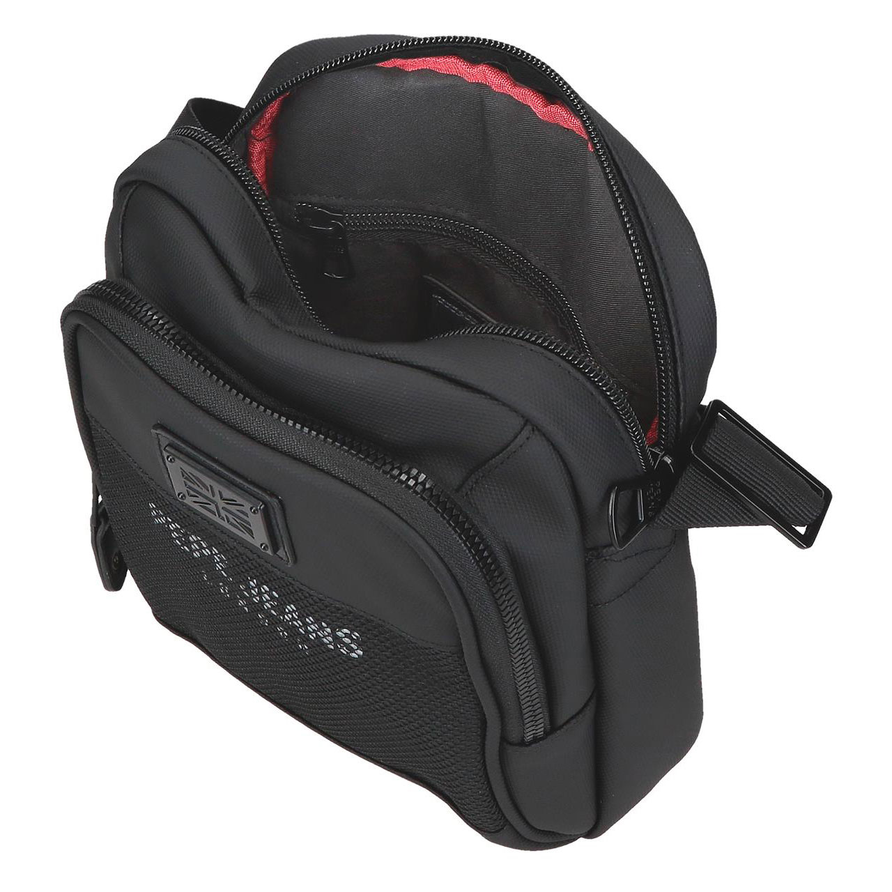 Mala De Tiracolo Pepe Jeans Durham Preta 17X22X8Cm 420127524020 ( Imagem 4 de 4 ) - Preview