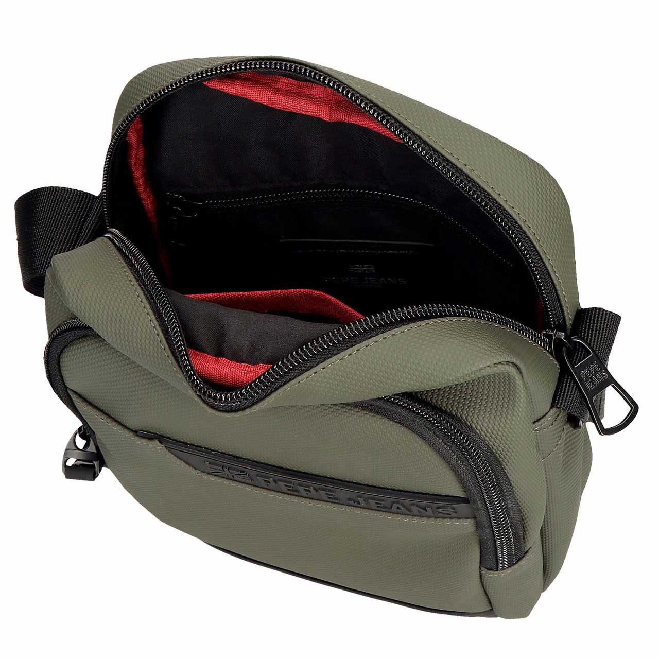 Mala De Tiracolo Pepe Jeans Dorking Caqui 17X22X8Cm 420138524051 ( Imagem 4 de 4 ) - Preview