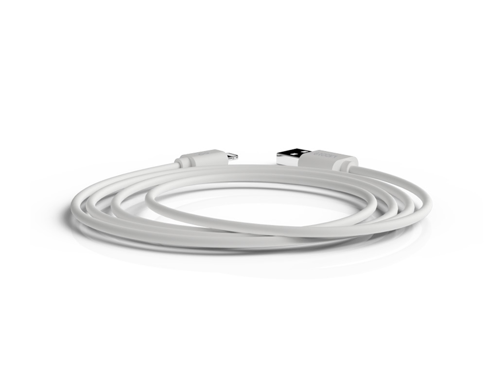 Cabo groovy usb 2.0 a apple lightning comprimento 1 metro cor branco ( Imagem 3 de 3 ) - Preview
