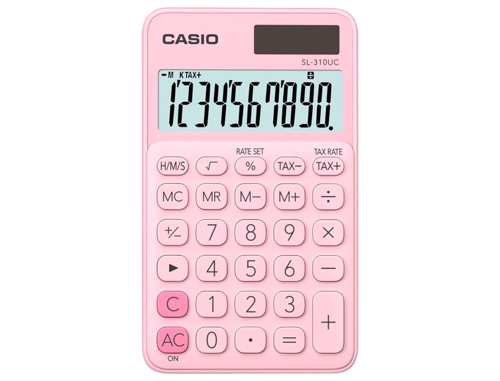 Calculadora casio sl-310uc-bu bolso 10 digitos tax +/- tecla duplo zero cor azul ( Imagem 2 de 2 ) - Preview