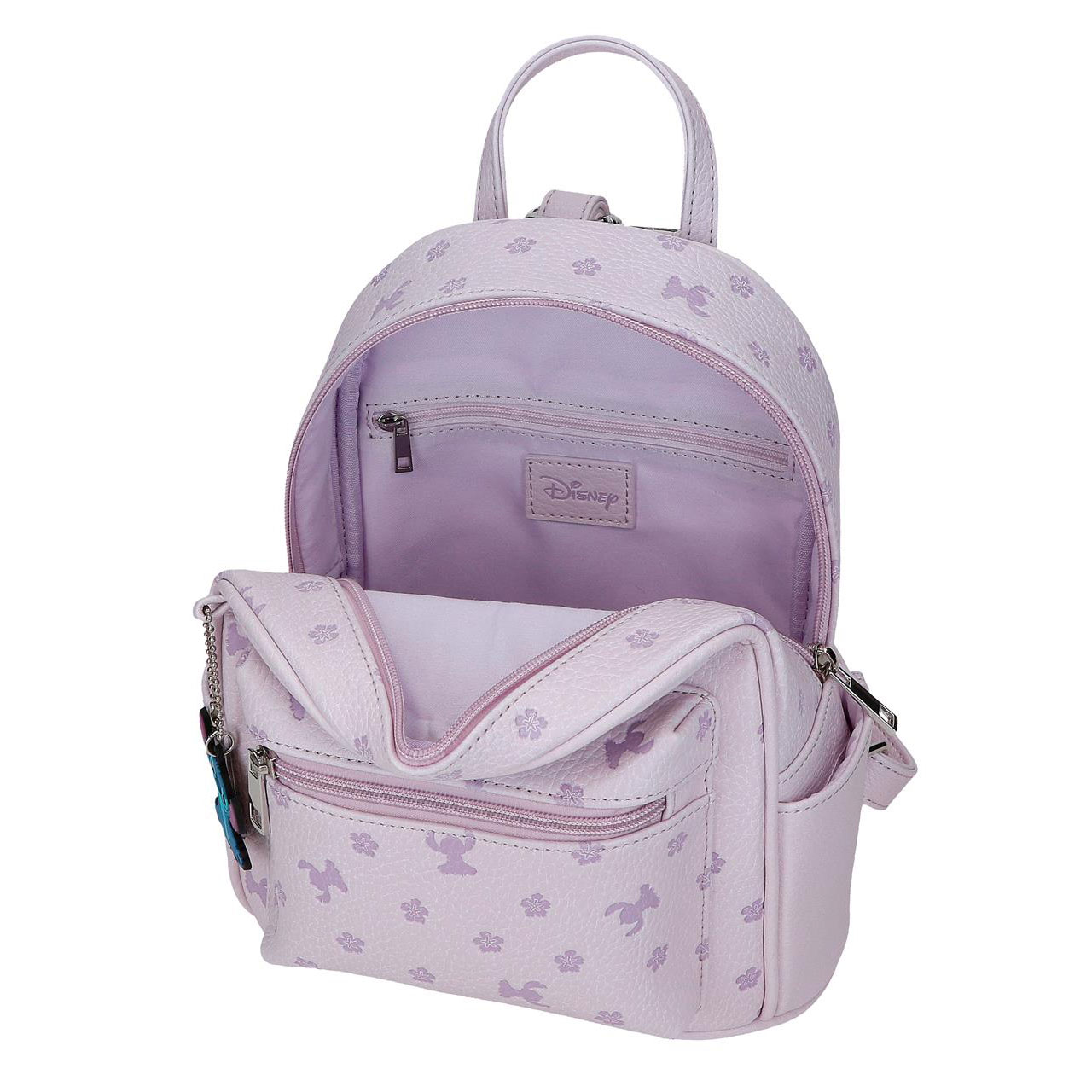 Mochila Enso Disney Bloom Stitch Lilas 21,5X23X11,5Cm 320036297081 ( Imagem 4 de 4 ) - Preview