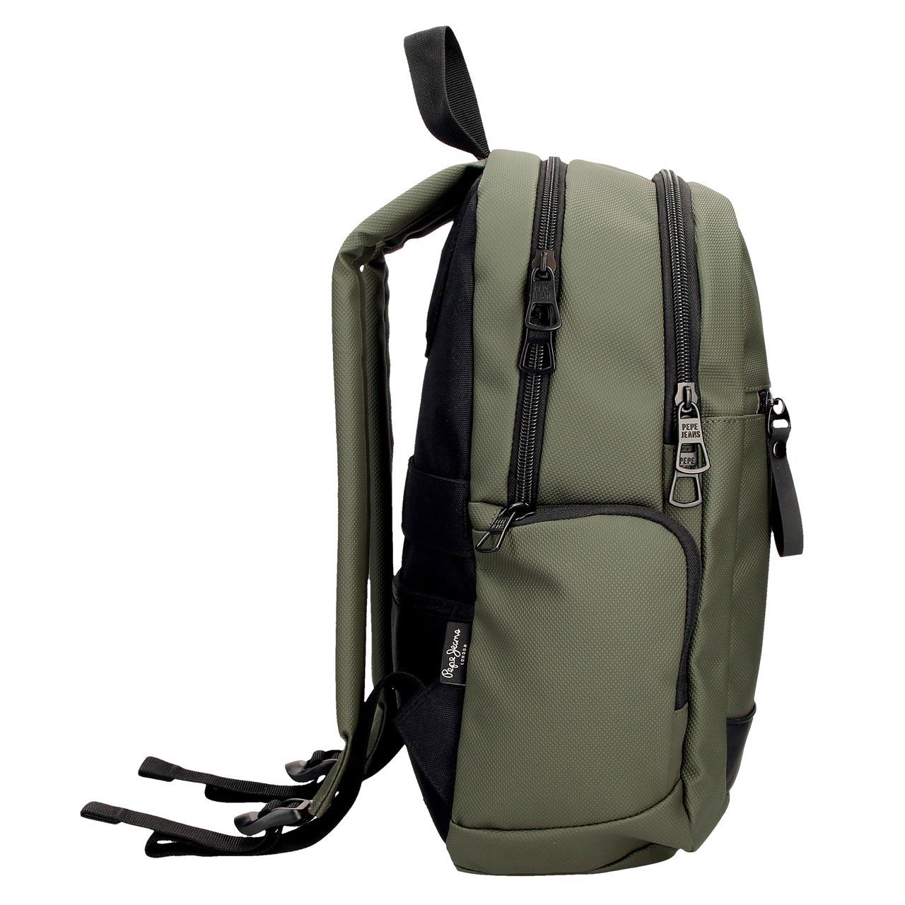 Mochila Para Portatil 15'' E Tablet 12'' Pepe Jeans Dorkink Caqui Adaptavel A Trolley 420138207051 ( Imagem 2 de 4 ) - Preview