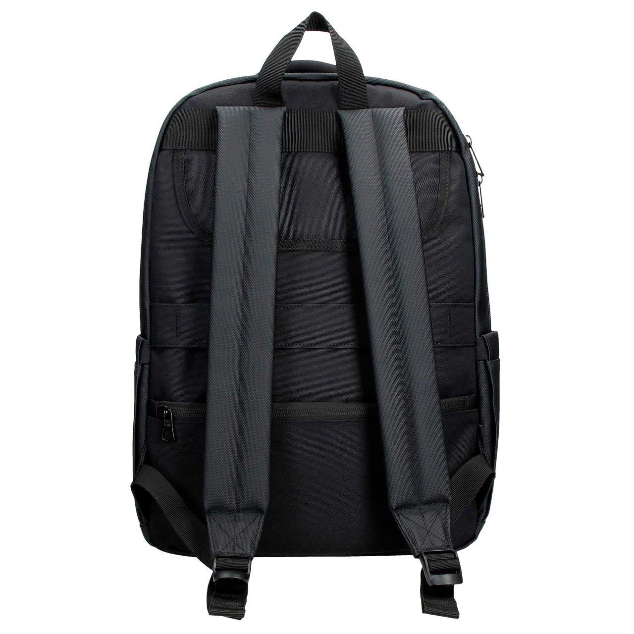 Backpack for 15.6" Laptop and 12" Tablet Pepe Jeans Dorkink Black Adaptable to Trolley 420138243020 ( Imagem 3 de 4 ) - Preview