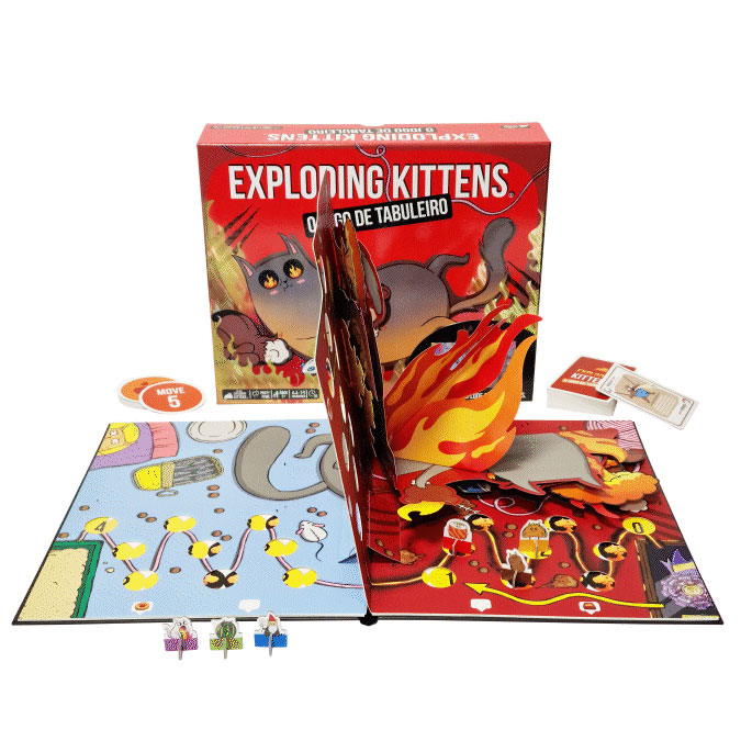 Exploding Kittens - O Jogo De Tabuleiro P0403 (Versão Portuguesa) ( Imagem 3 de 4 ) - Preview