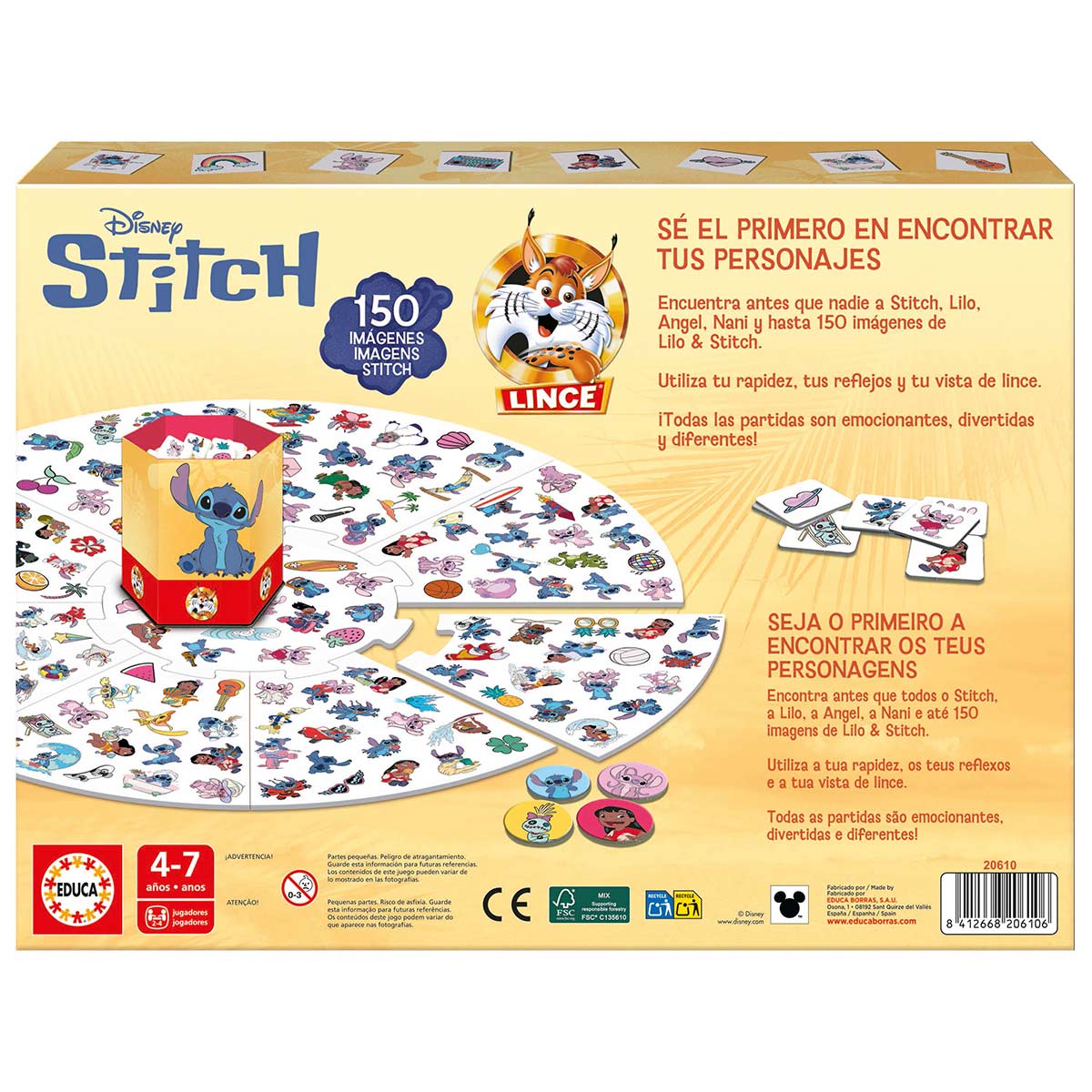Lince Disney Stitch 150 Imagens Educa 20610 ( Imagem 3 de 4 ) - Preview