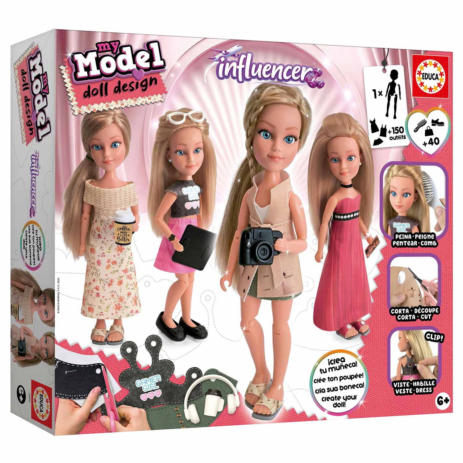 My Model Doll Design Influencer Educa 20650 ( Imagem 4 de 4 ) - Preview