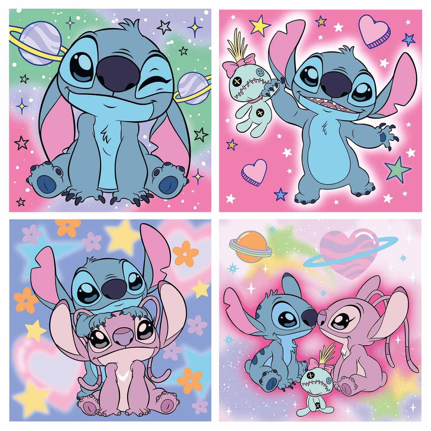 Maleta Puzzle Educa 12-16-20-25 Peças Progressivo Disney Stitch 20472 ( Imagem 2 de 3 ) - Preview