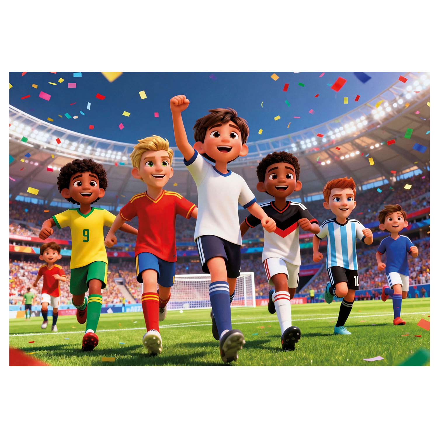 Puzzle Educa 300 Peças Mundo Do Futebol 20495 ( Imagem 2 de 4 ) - Preview