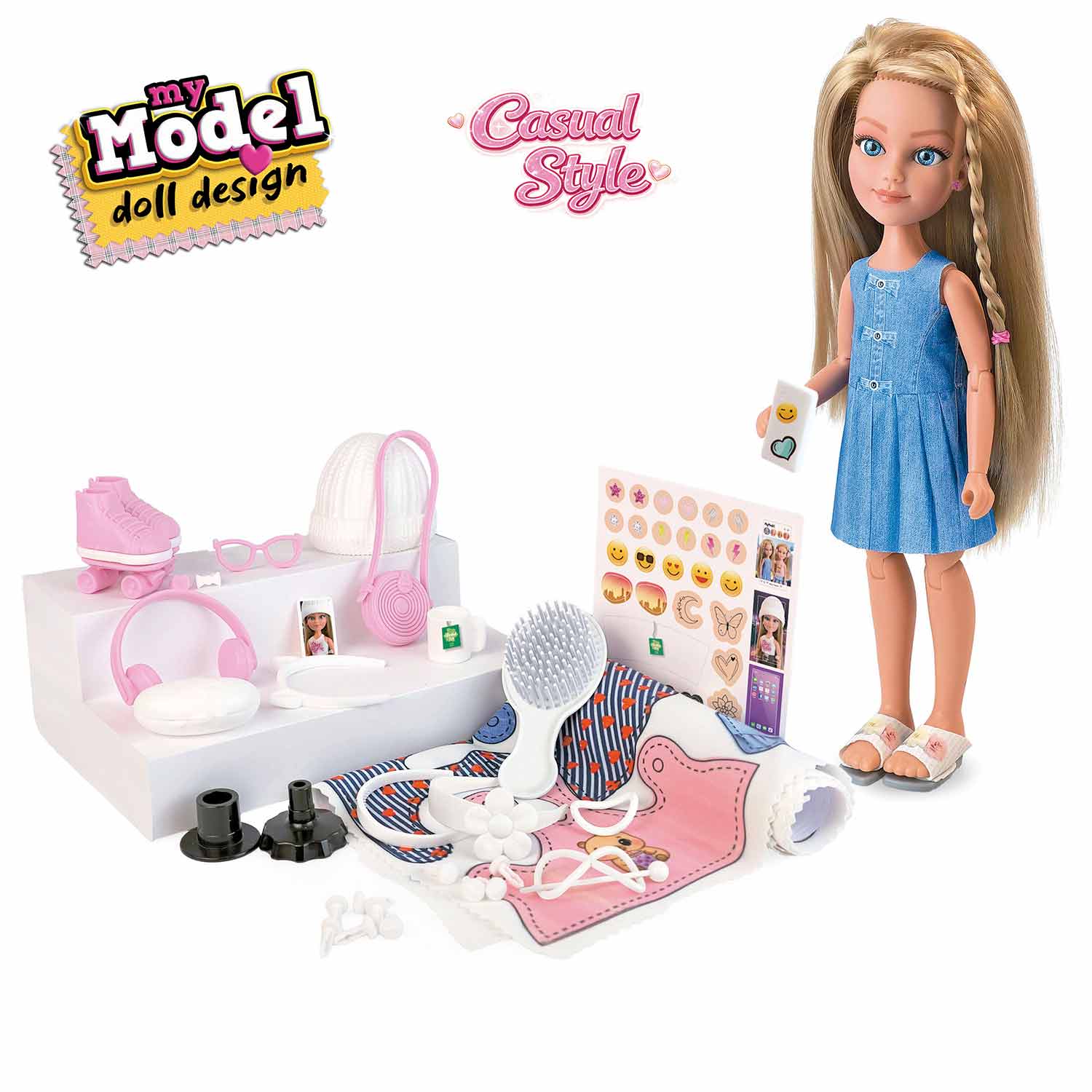 My Model Doll Design Casual Style Educa 20652 ( Imagem 2 de 4 ) - Preview