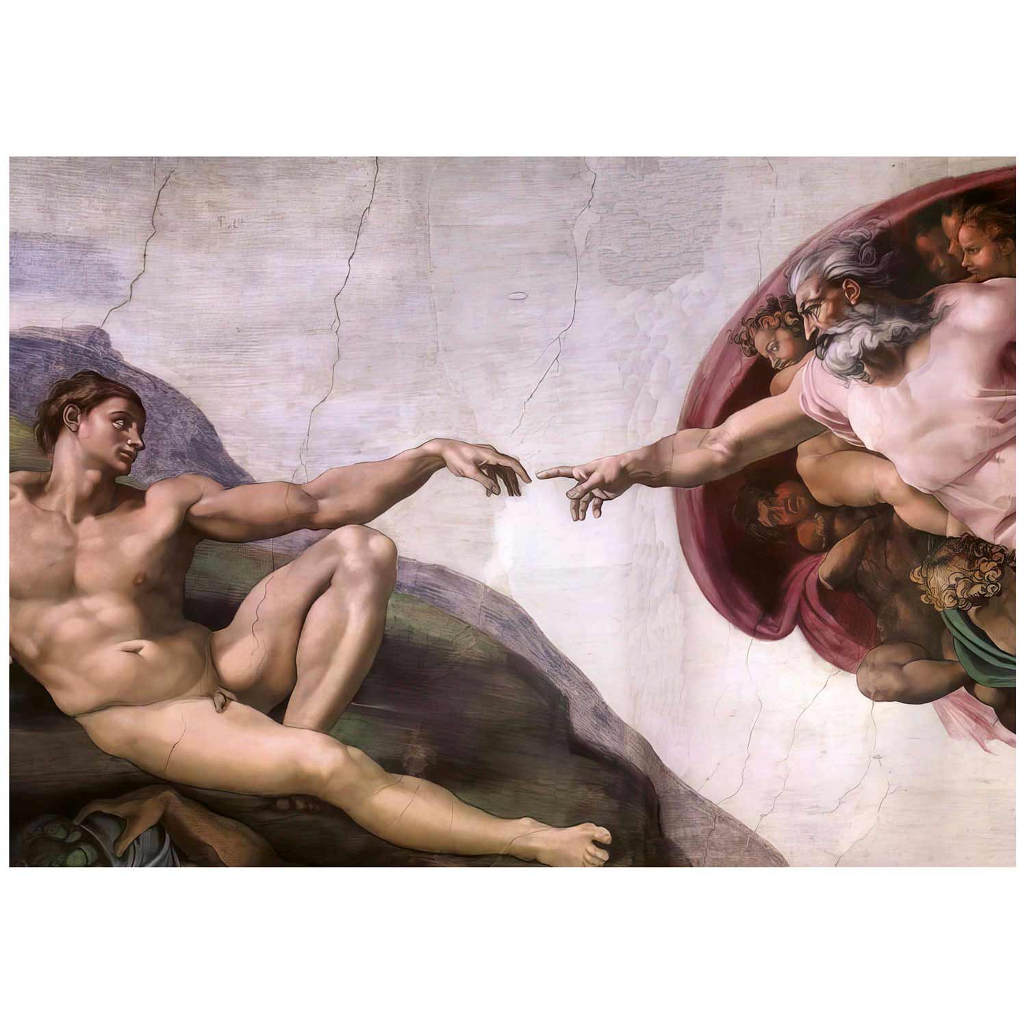 Puzzle Educa 1000 Peças A Criação De Adao, Michelangelo 20579 ( Imagem 2 de 4 ) - Preview