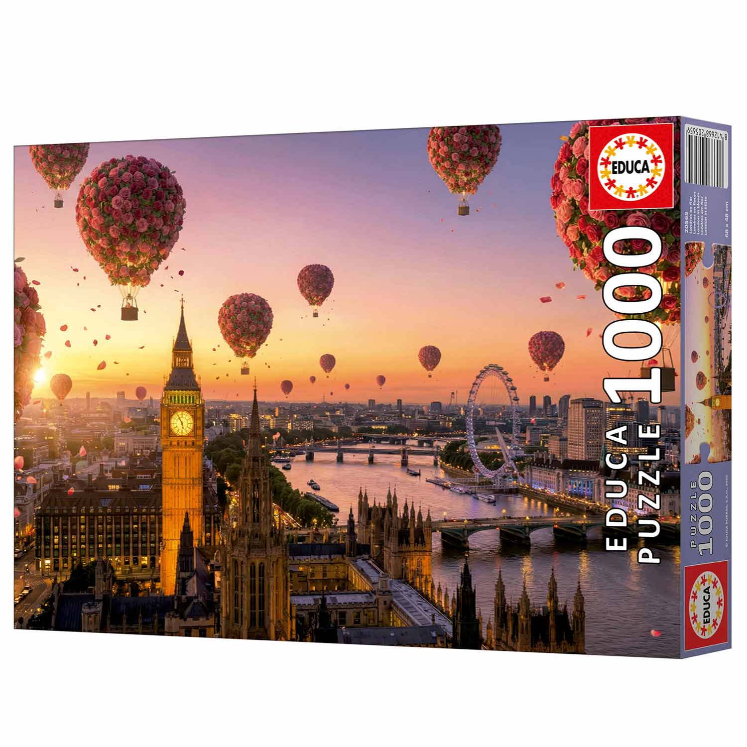 Puzzle Educa 1000 Peças Londres Em Flor 20565 ( Imagem 4 de 4 ) - Preview