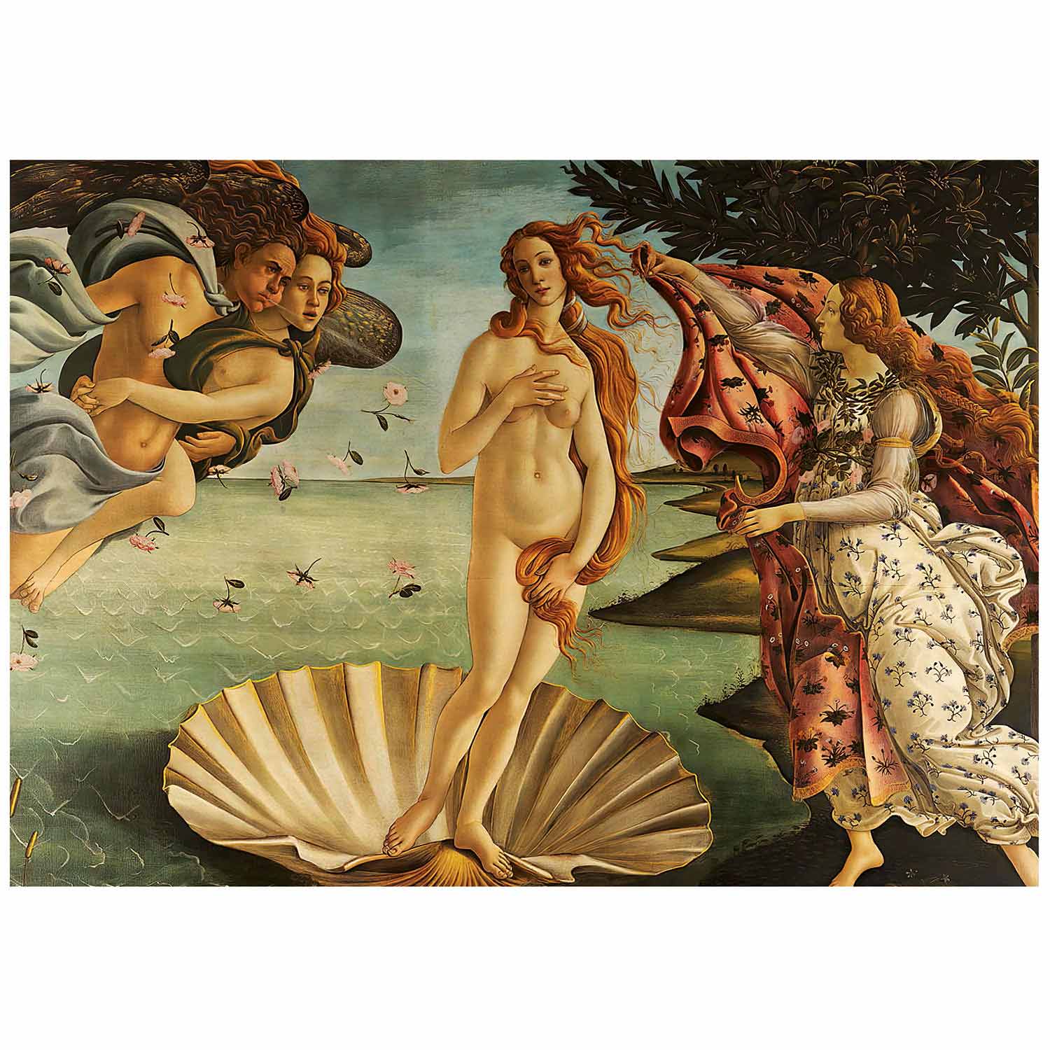 Puzzle Educa 1000 Peças O Nascimento De Venus, Sandro Botticelli 20580 ( Imagem 2 de 4 ) - Preview