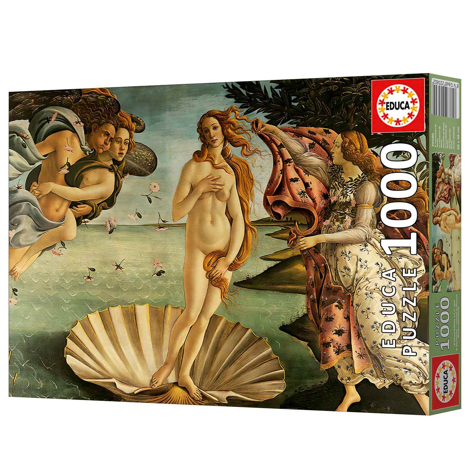 Puzzle Educa 1000 Peças O Nascimento De Venus, Sandro Botticelli 20580 ( Imagem 4 de 4 ) - Preview