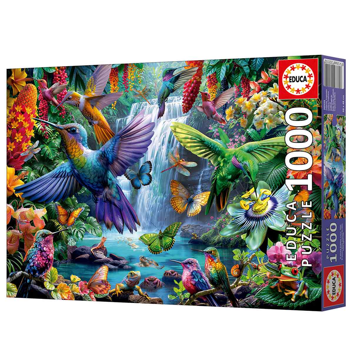 Puzzle Educa 1000 Peças Beija-Flores Tropicais 20555 ( Imagem 4 de 4 ) - Preview