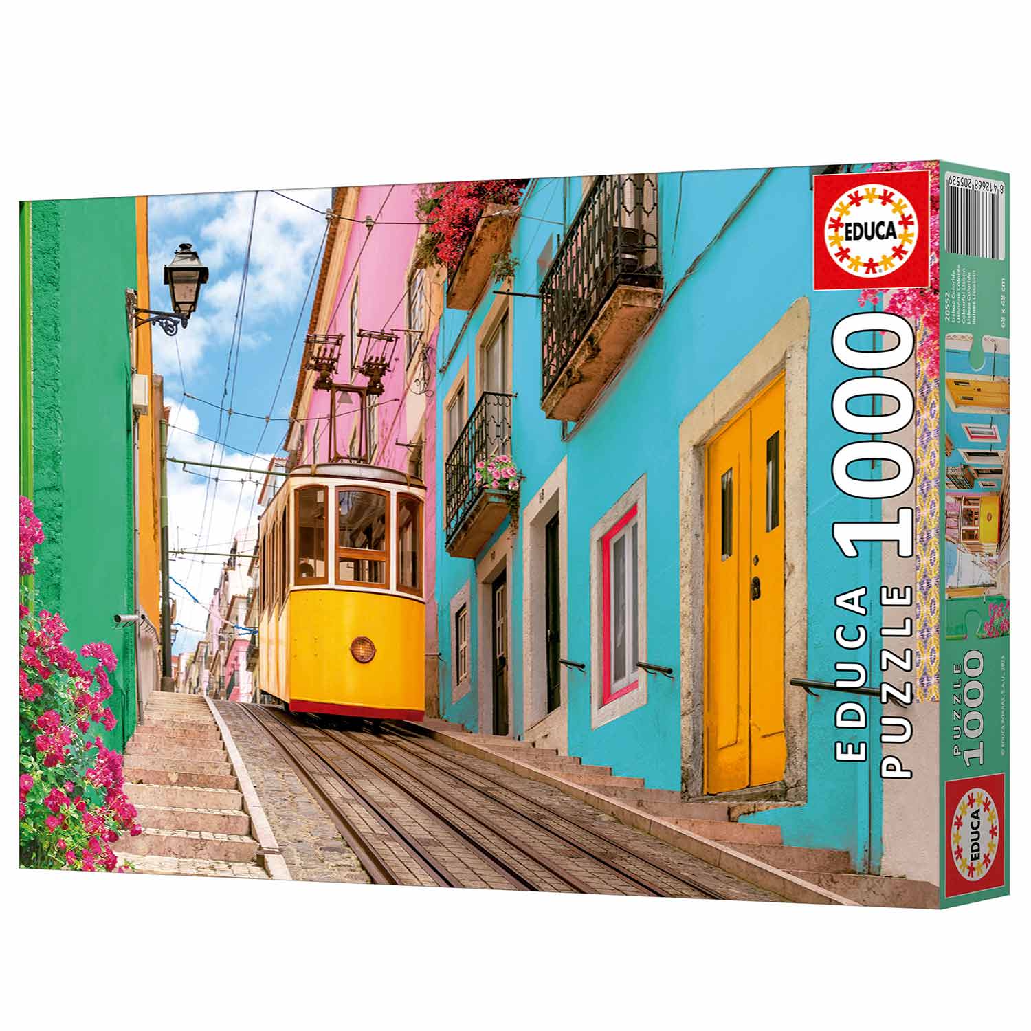 Puzzle Educa 1000 Peças Lisboa Colorida 20552 ( Imagem 4 de 4 ) - Preview