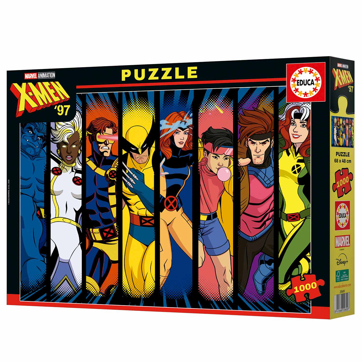 Puzzle Educa 1000 Peças Marvel X-Men '97 20600 ( Imagem 4 de 4 ) - Preview
