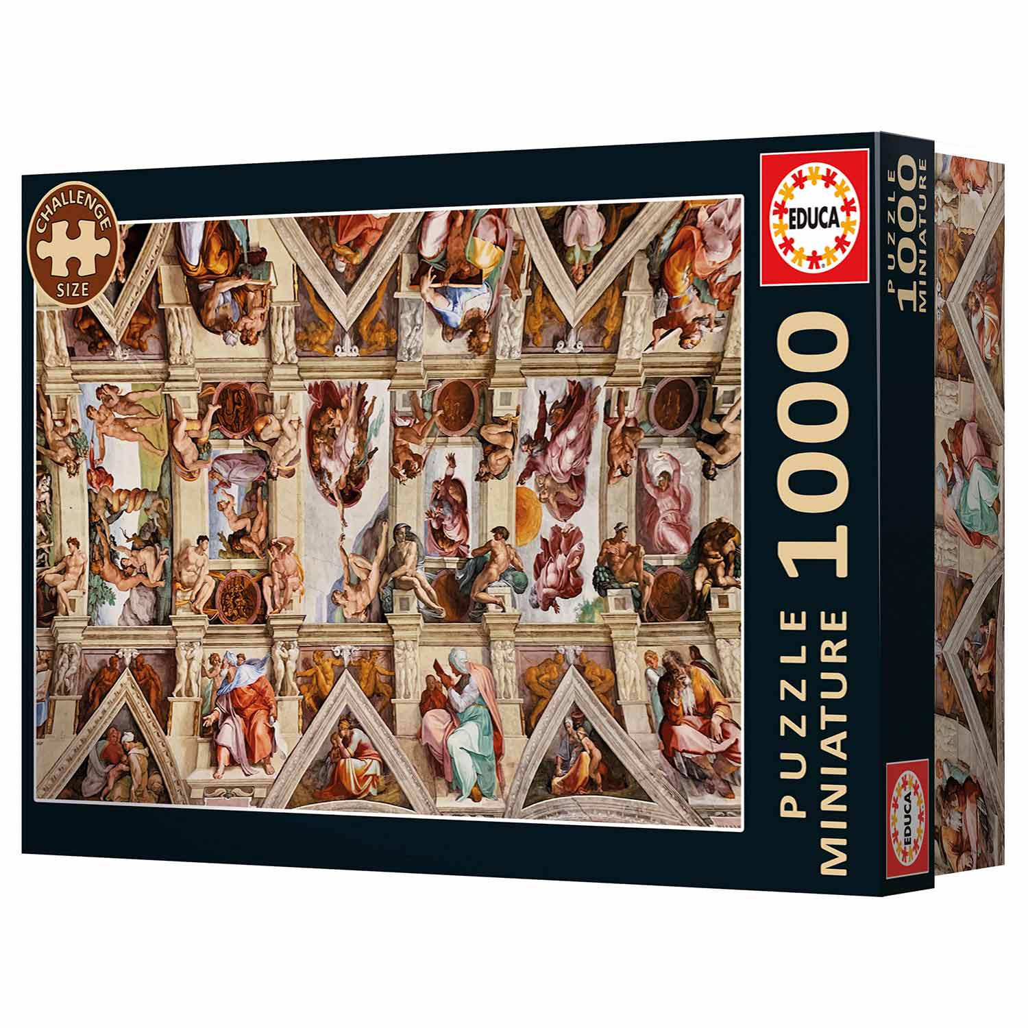 Puzzle Educa 1000 Peças Miniature Capela Sistina 20581 ( Imagem 4 de 4 ) - Preview