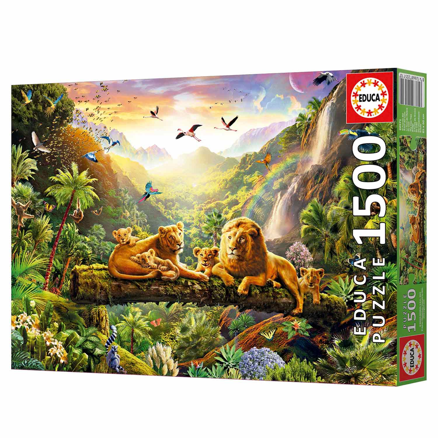 Puzzle Educa 1500 Peças A Ponte Da Arvore Do Leao 20571 ( Imagem 4 de 4 ) - Preview