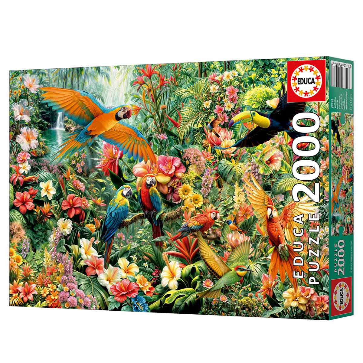 Puzzle Educa 2000 Peças Aves Da Amazonia 20574 ( Imagem 4 de 4 ) - Preview