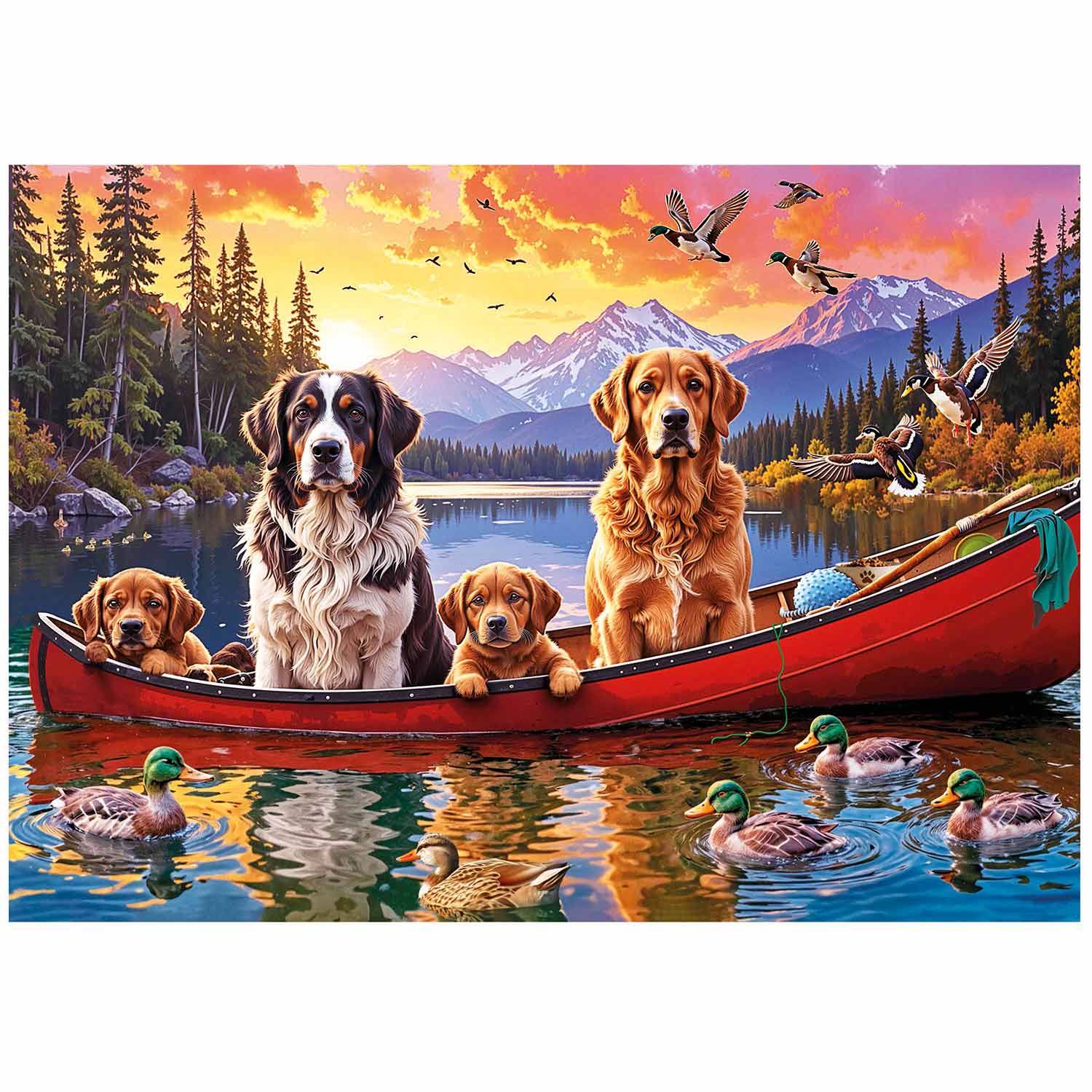 Puzzle Educa 2000 Peças Domingo Com As Criancas 20576 ( Imagem 2 de 4 ) - Preview