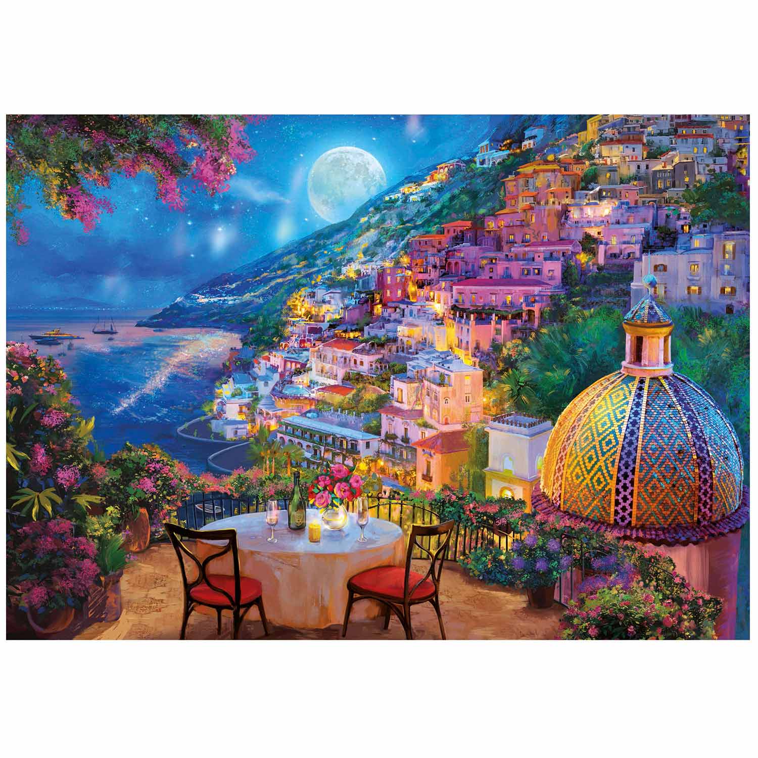 Puzzle Educa 2000 Peças Encontro Em Positano 20573 ( Imagem 2 de 4 ) - Preview