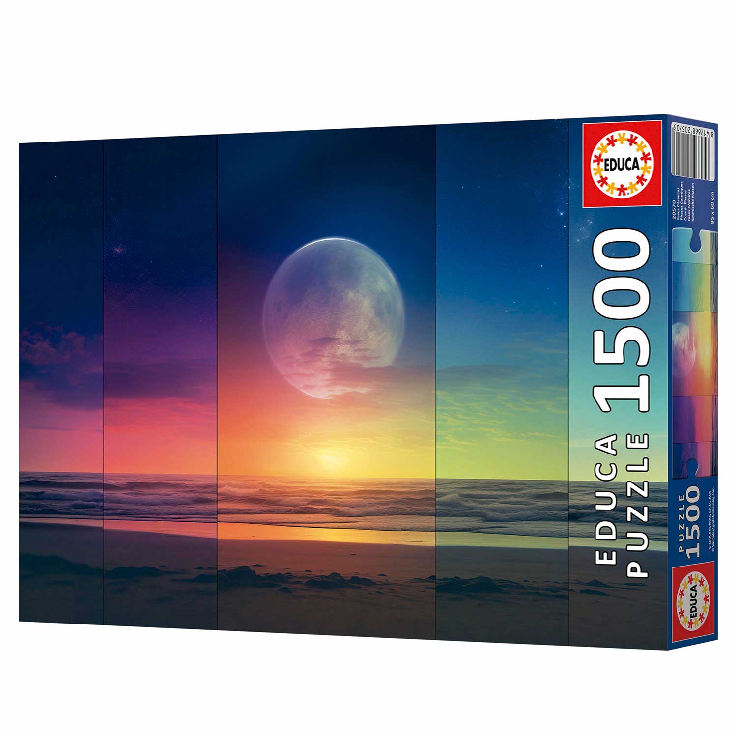 Puzzle Educa 1500 Peças Fases Cosmicas 20570 ( Imagem 4 de 4 ) - Preview