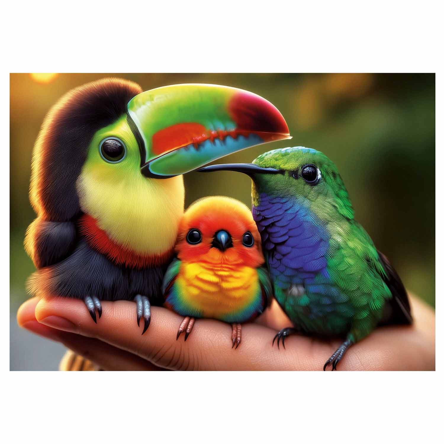 Puzzle Educa 200 Peças Passaros Bebes 20497 ( Imagem 2 de 4 ) - Preview