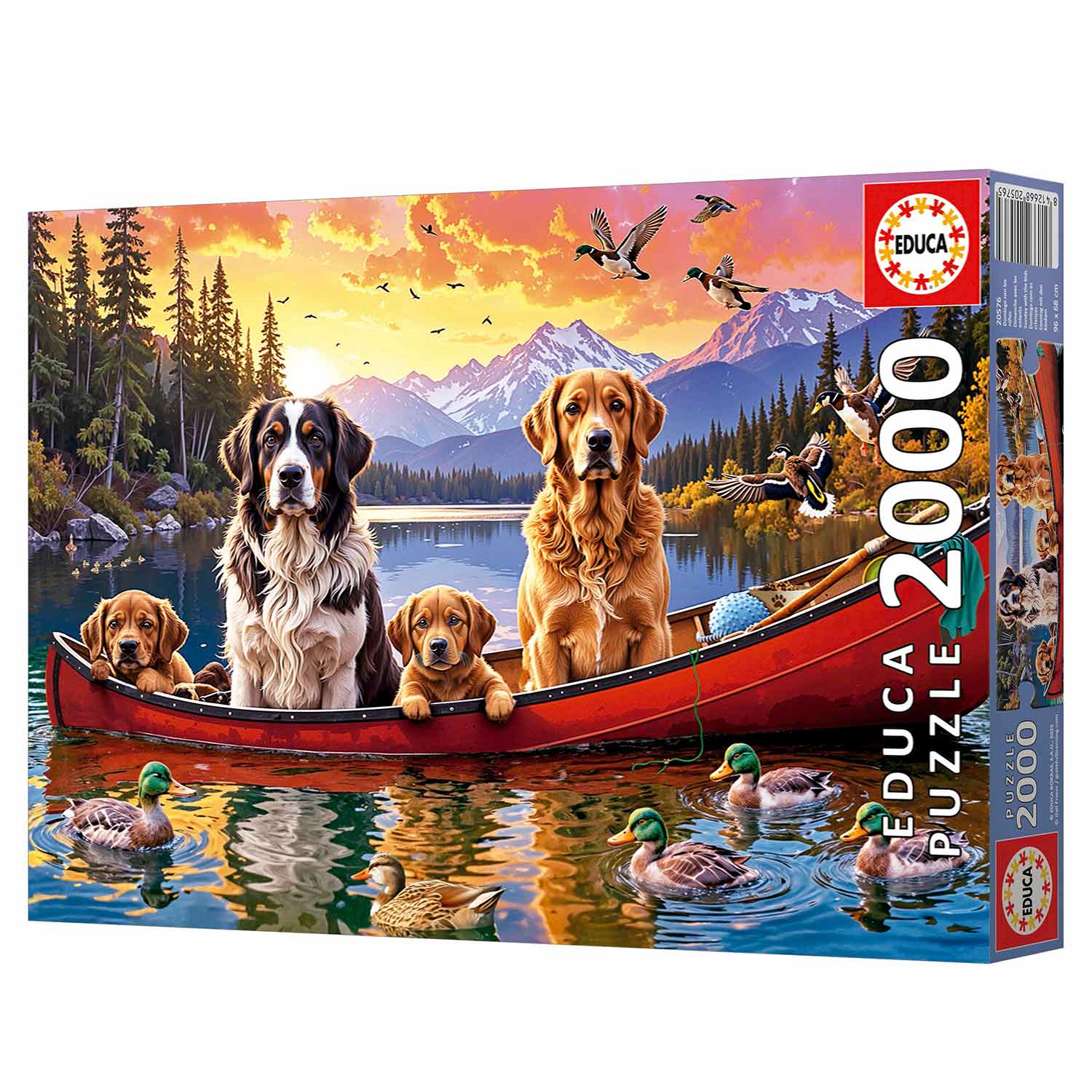 Puzzle Educa 2000 Peças Domingo Com As Criancas 20576 ( Imagem 4 de 4 ) - Preview