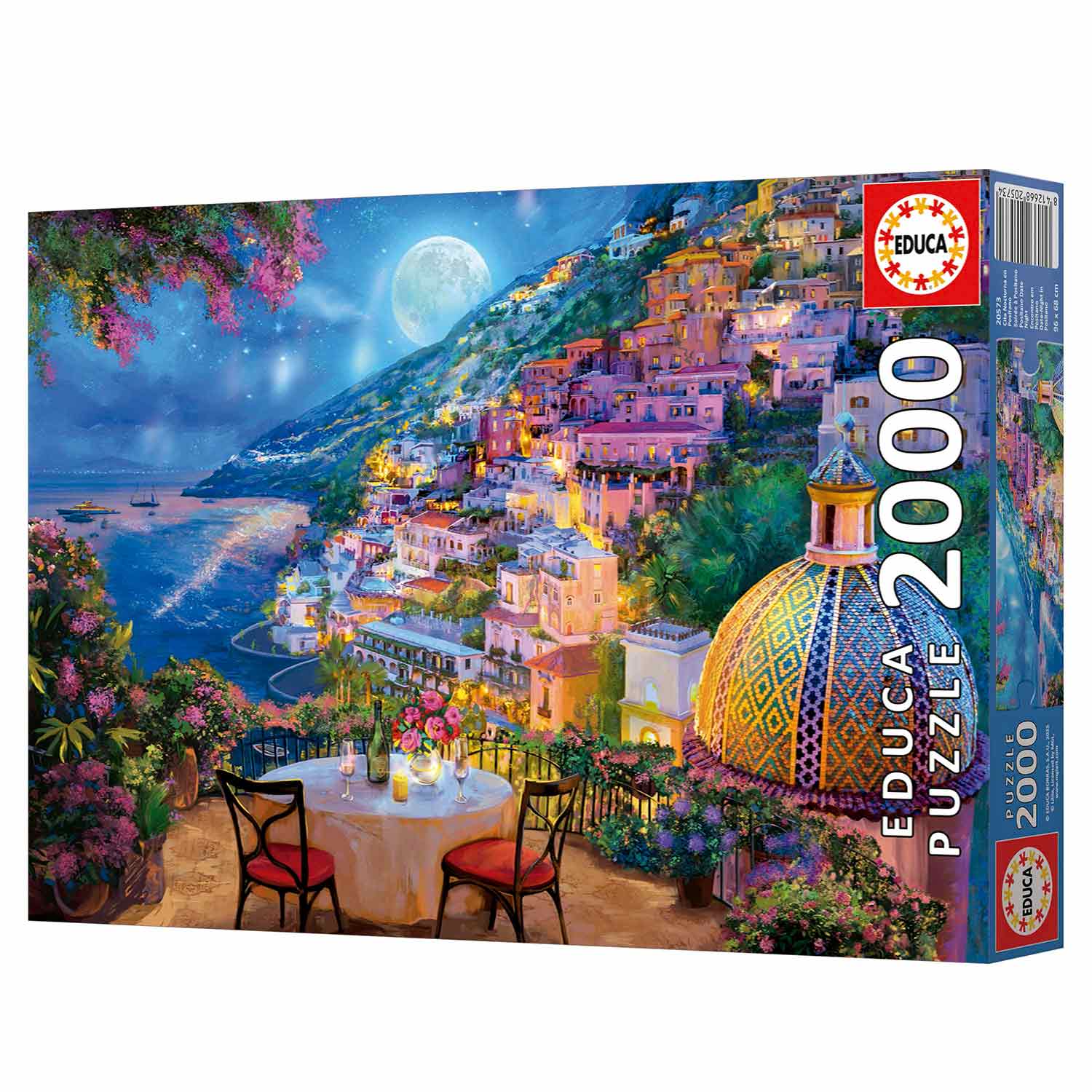Puzzle Educa 2000 Peças Encontro Em Positano 20573 ( Imagem 4 de 4 ) - Preview