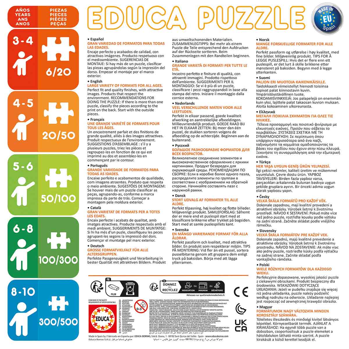 Puzzle Educa 250 Peças Hello Kitty 20506 ( Imagem 3 de 4 ) - Preview