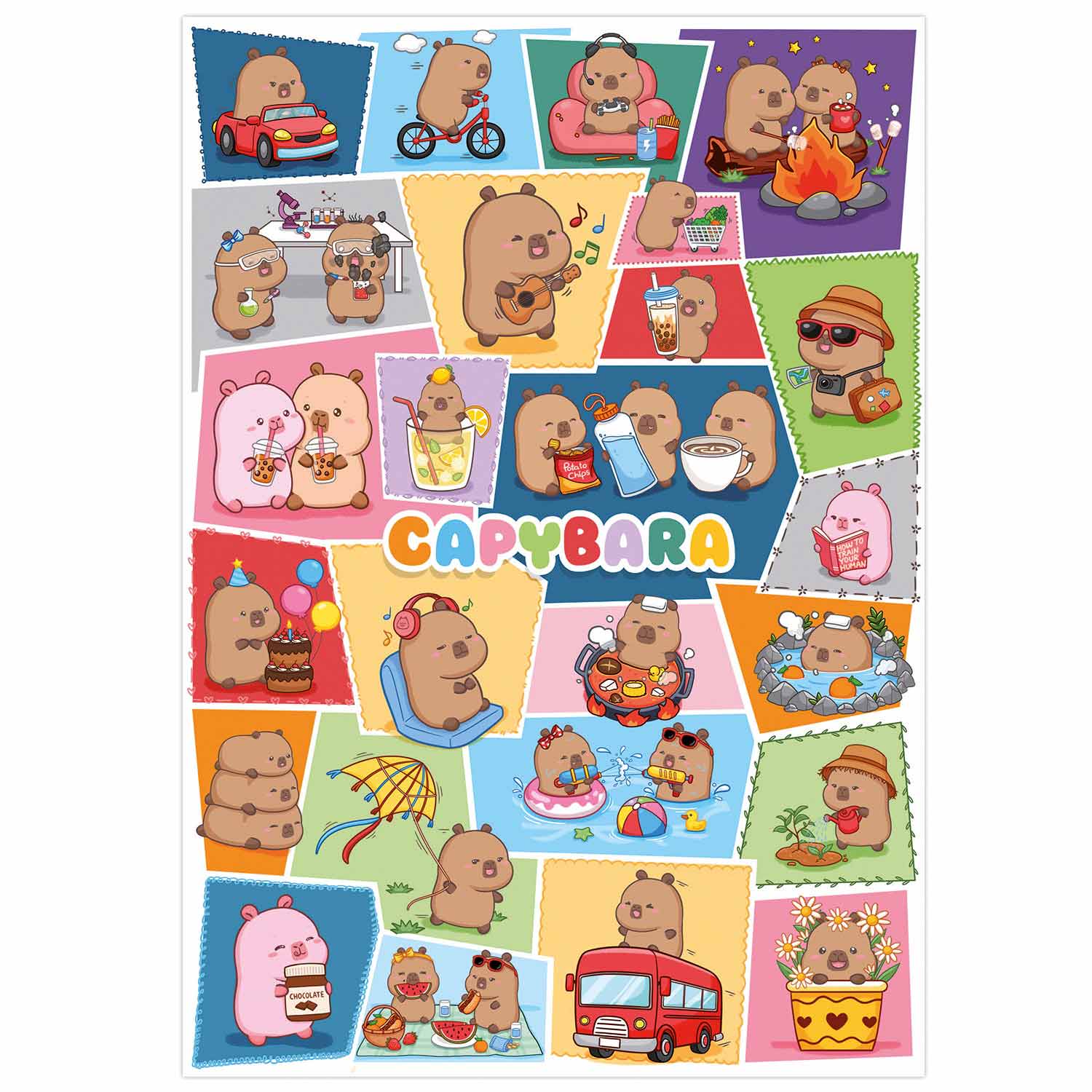 Puzzle Educa 300 Peças Capivara 20485 ( Imagem 2 de 4 ) - Preview