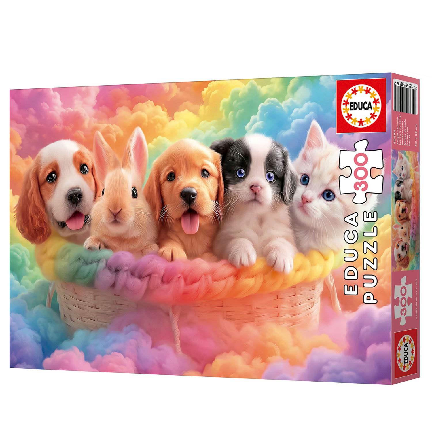 Puzzle Educa 300 Peças Amigos De Cesto 20494 ( Imagem 4 de 4 ) - Preview