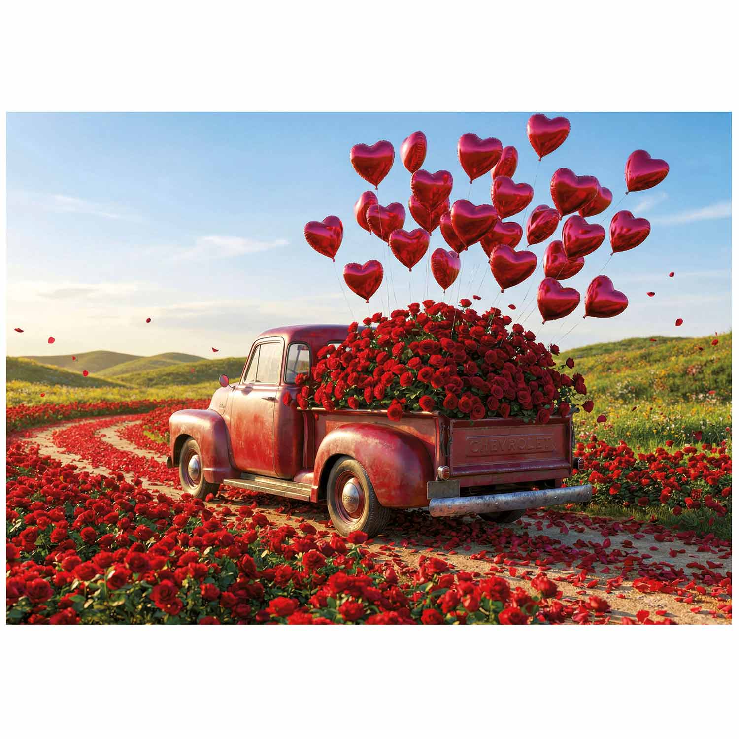 Puzzle Educa 500 Peças Comfort Pickup De Dia Dos Namorados 20584 ( Imagem 2 de 4 ) - Preview