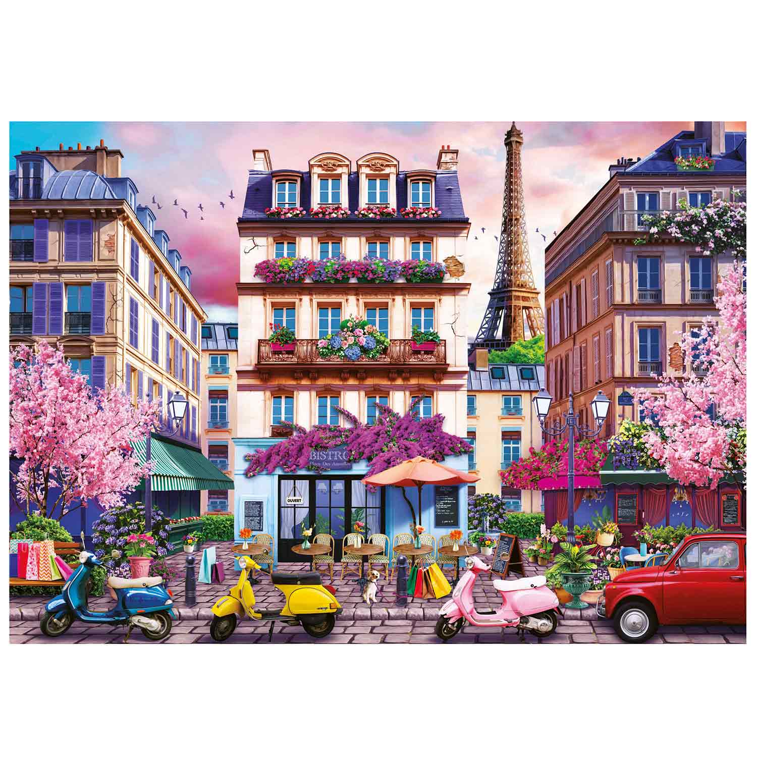 Puzzle Educa 500 Peças Distrito De Compras De Paris 20548 ( Imagem 2 de 4 ) - Preview