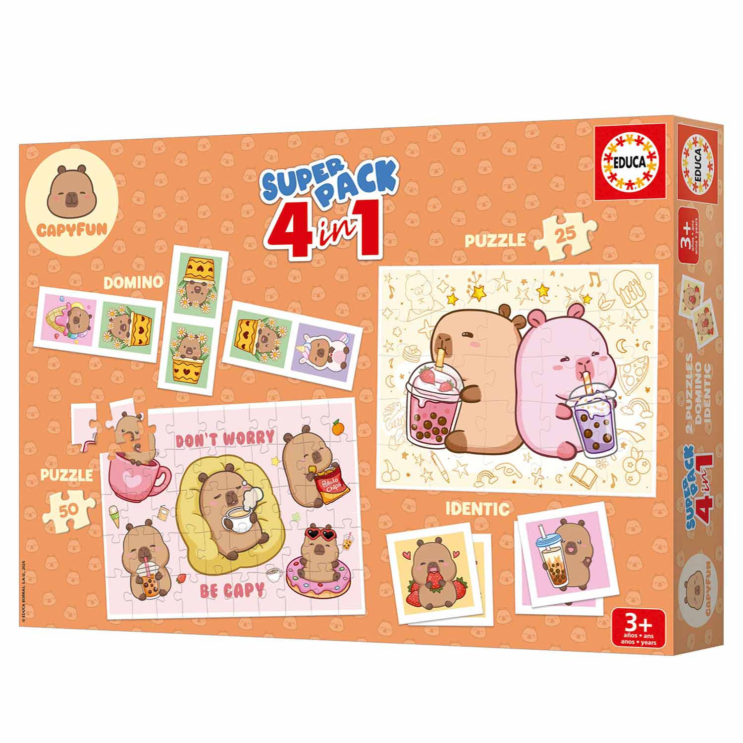 Superpack 4 Em 1 Capivara Educa 20481 ( Imagem 4 de 4 ) - Preview