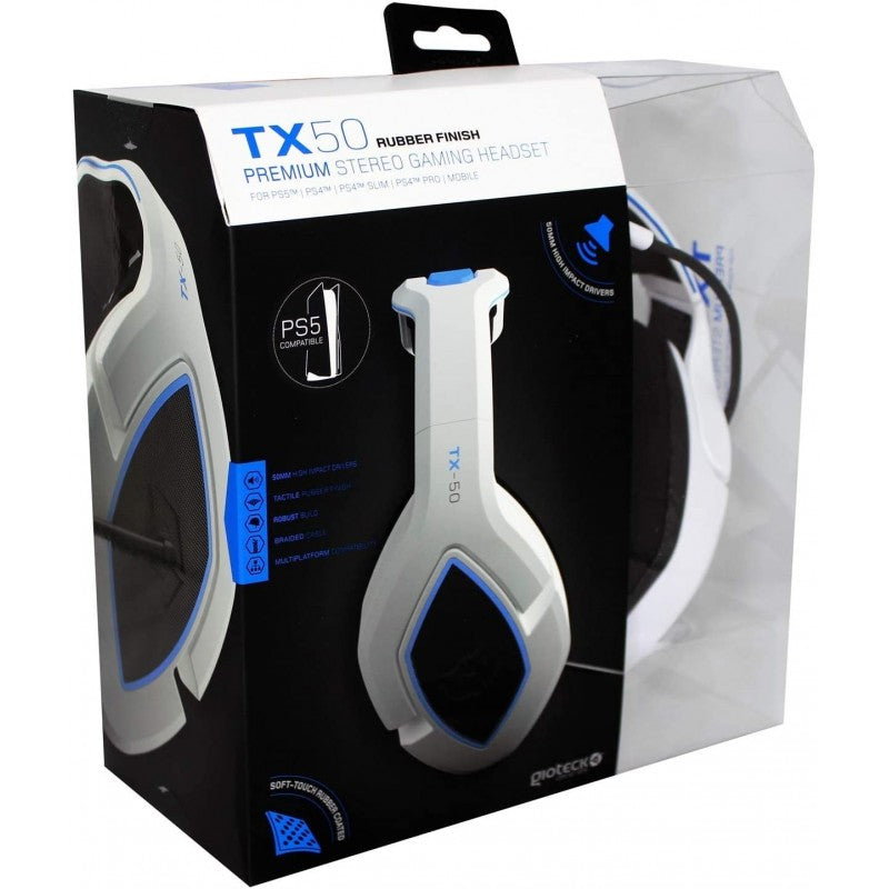 Auscultadores Gaming Gioteck TX-50 Branco,Azul ( Imagem 3 de 3 ) - Preview